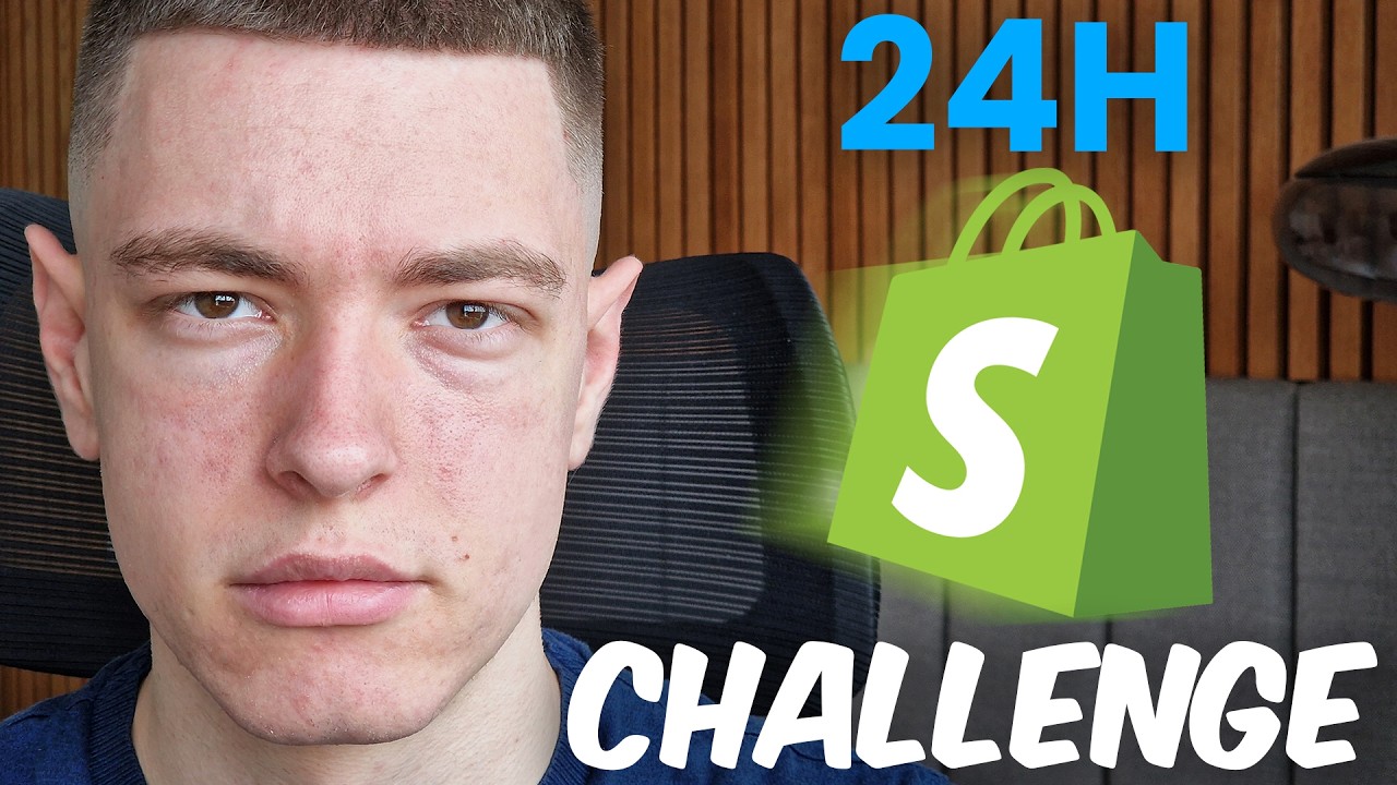 I Tried Shopify Dropshipping For 24H (Realistic Results)
