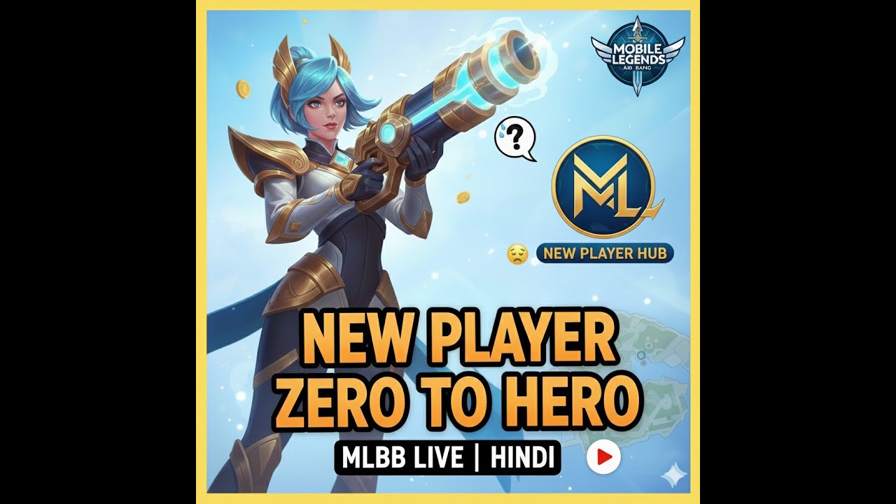 Mobile Legends LIVE: Aaj Rank Push Karenge! 🔥 | Noob ki shuruat | MLBB HindI