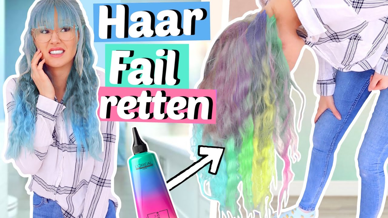 Ich versuche meine Haare zu retten 😭 Blaue Haare | ViktoriaSarina
