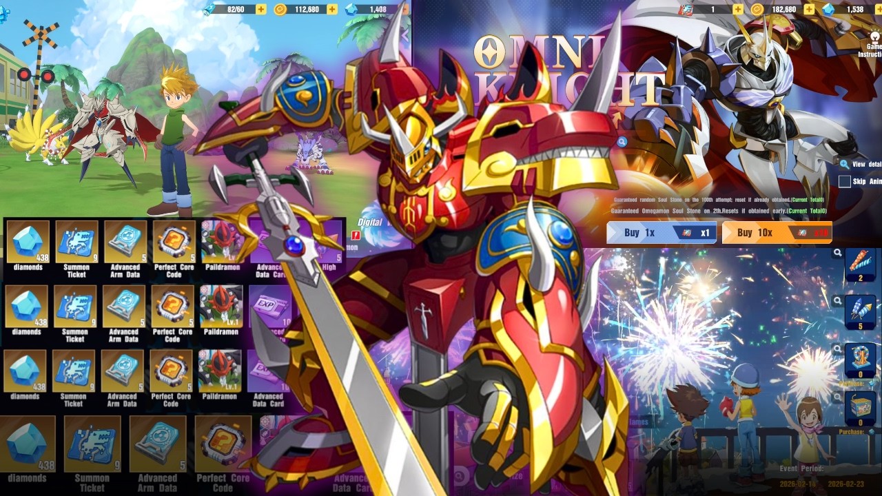 Подарочные коды, гача и игровой процесс SACRED PLAN ULTRA AWAKE - DIGIMON RPG для Android