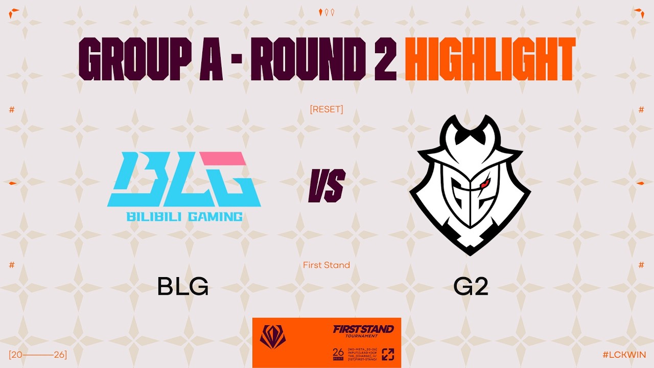 BLG vs G2 매치 하이라이트 | 그룹 스테이지 Day 3 | 2026 퍼스트 스탠드 토너먼트
