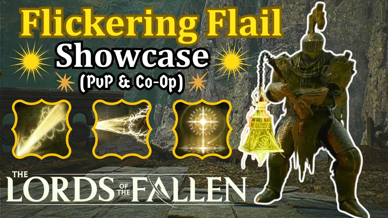 Flickering Flail Showcase (PvP/Co-Op) | Illuminator Aubrey Armor Set | Radiance Build