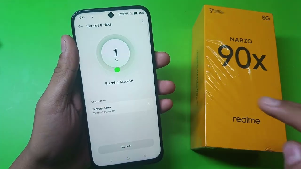 Realme Narzo 90X: Как проверить на вирусы