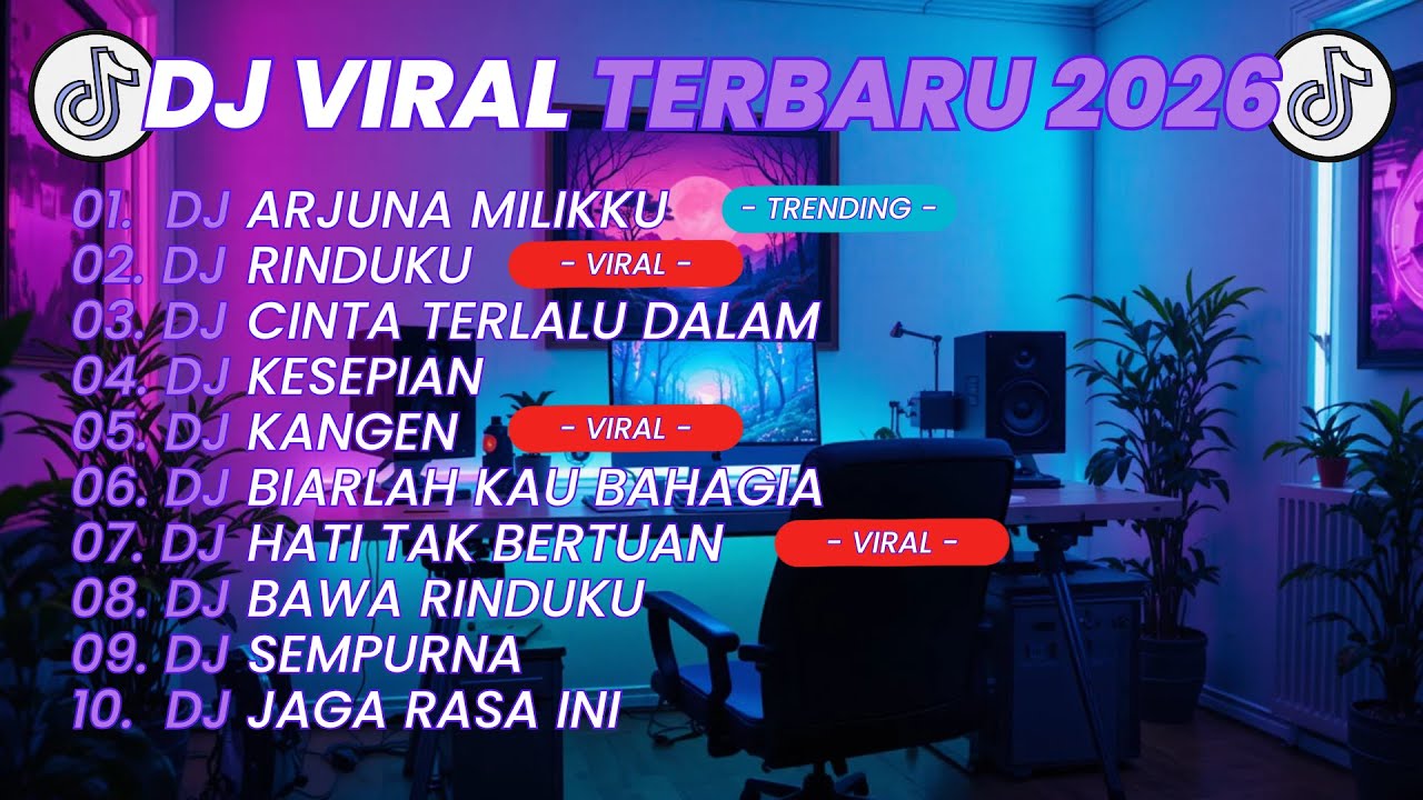 DJ TIKTOK TERBARU 2026🎵 DJ ARJUNA MILIKKU | DJ RINDUKU