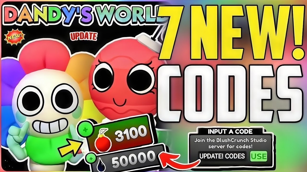 ⚠️NEW YEAR!! CODES⚠️DANDY'S WORLD ROBLOX CODES 2026 - DANDYS WORLD CODES