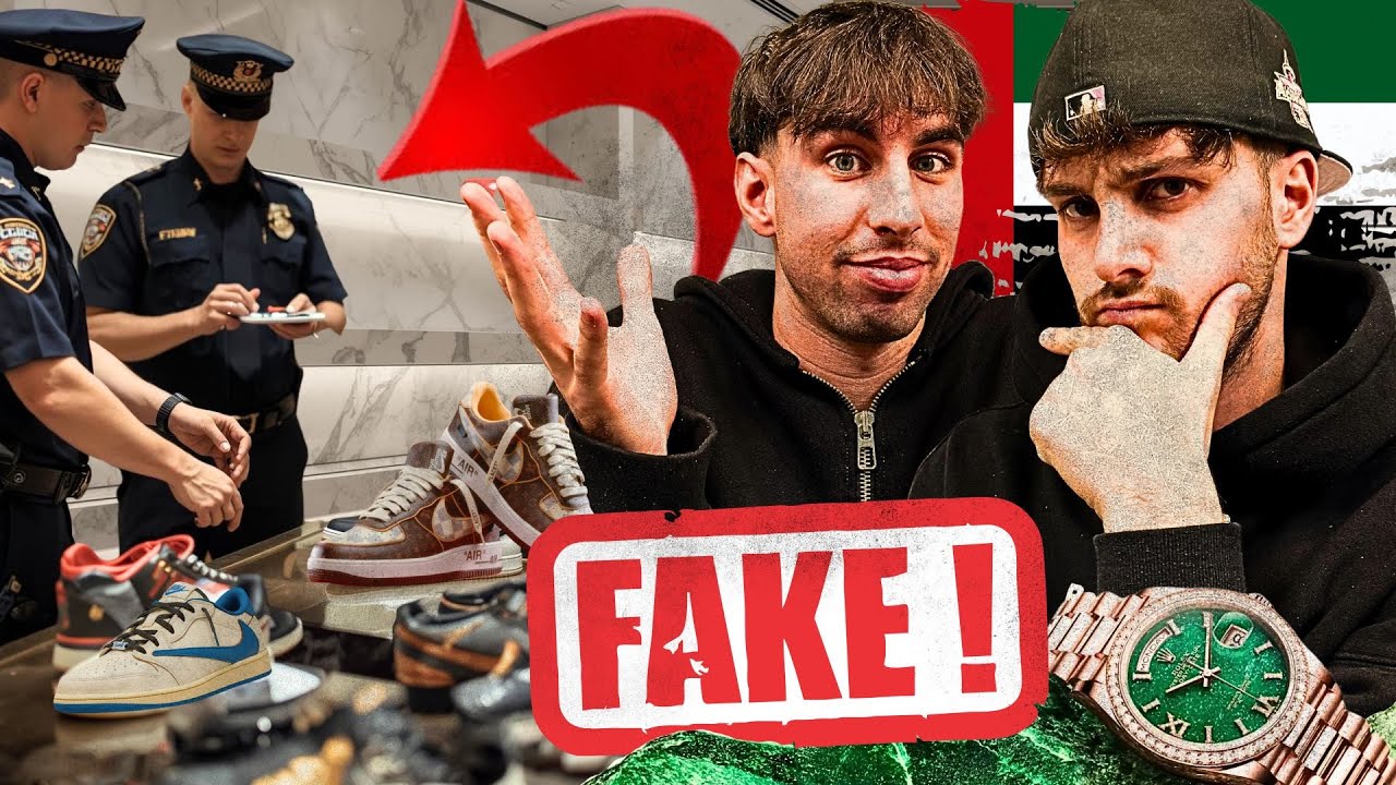 SIAMO ENTRATI NEL MERCATO FAKE ILLEGALE DI DUBAI 🇦🇪 LA POLIZIA HA SEQUESTRATO TUTTO! 🚨👀