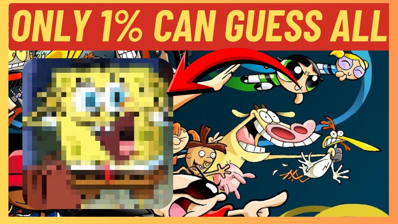 99% of People Fail This Pixel Cartoon Challenge