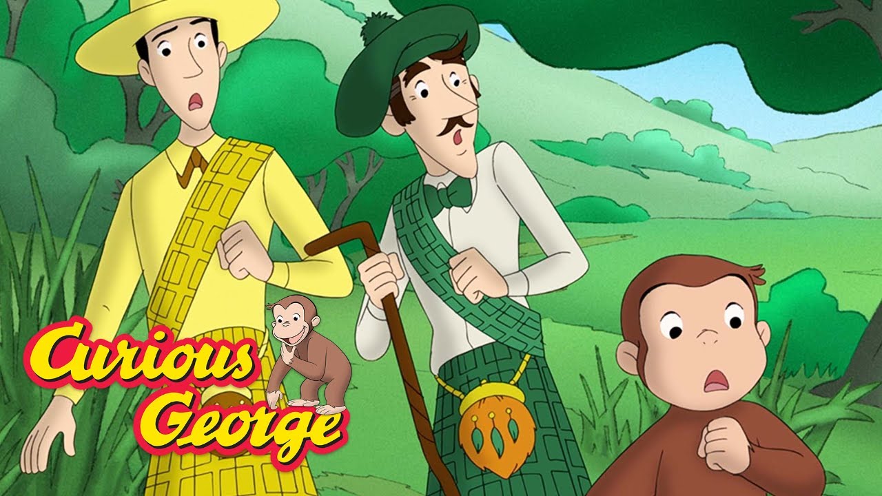 Curious George 🐵 George Goes to Scotland 🐵 Kids Cartoon 🐵 Kids Movies 🐵 Videos for Kids