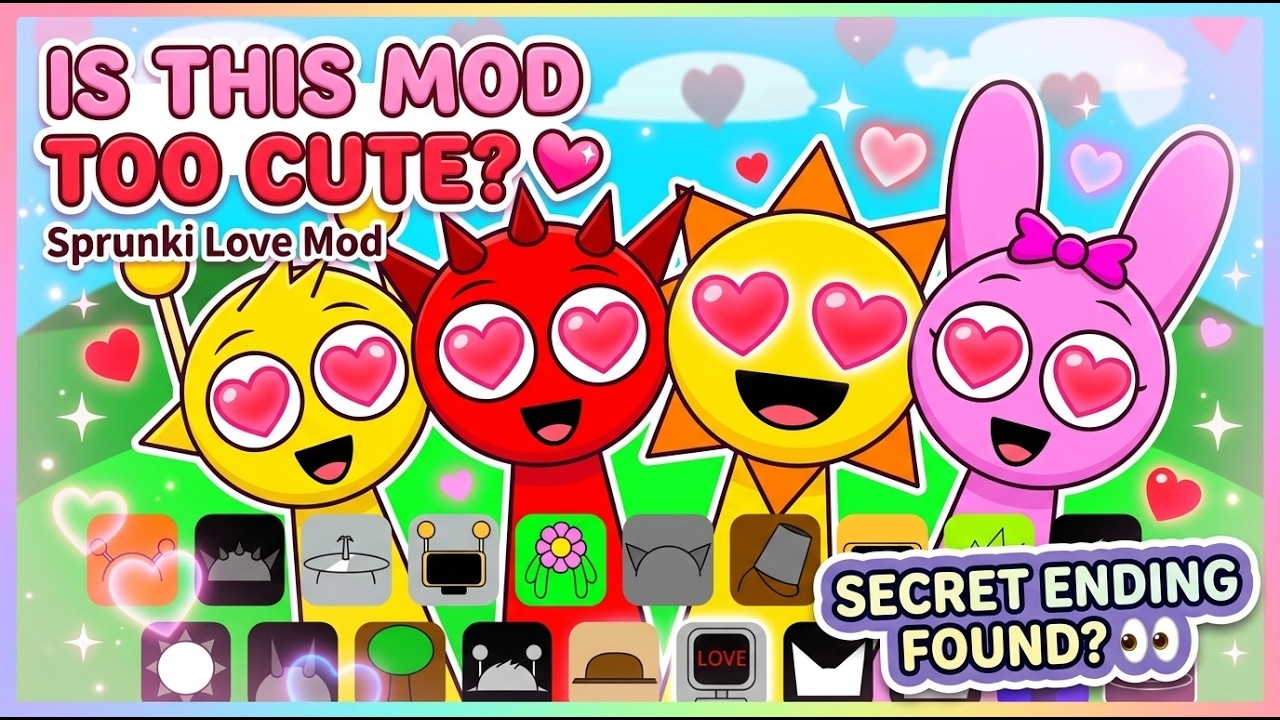 Is This Mod Too Cute? 💕 | Sprunki Love Mod (Secret Ending?)