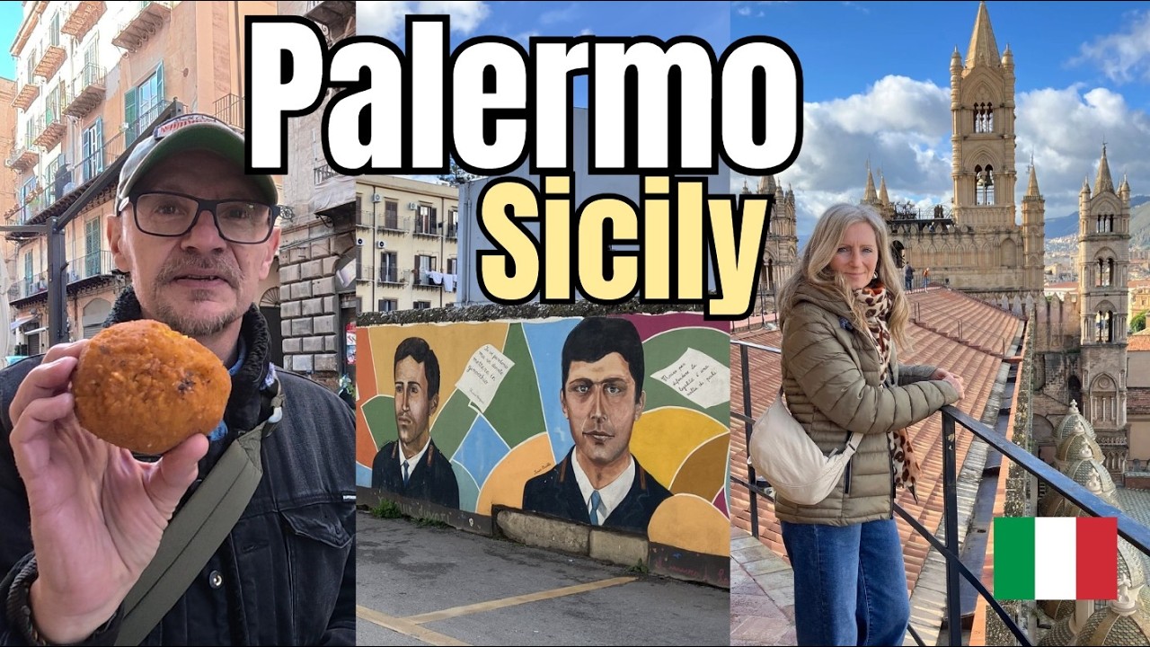 Palermo, Sicily 🇮🇹 Cathedral Roof, Street Food & Catacombs | Honest First Impressions