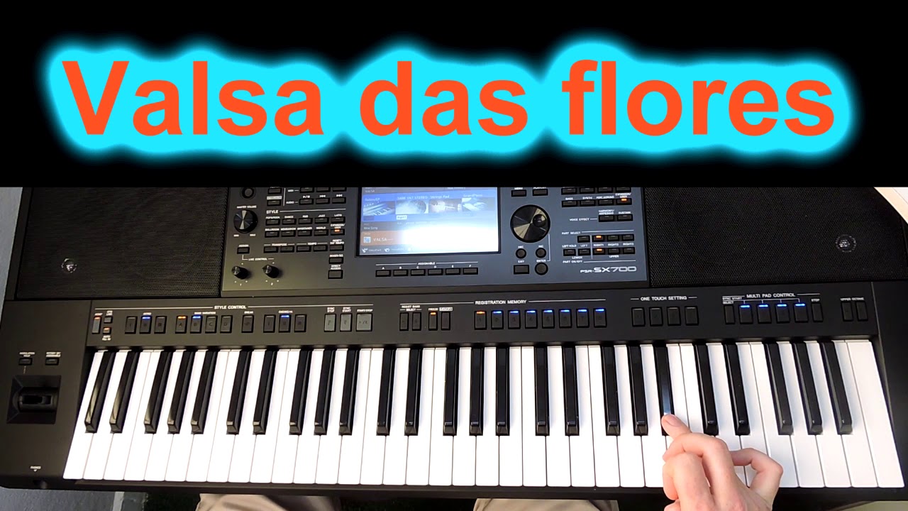 Valsa das flores Teixeirinha vídeo aula teclado whatsap 47984644779