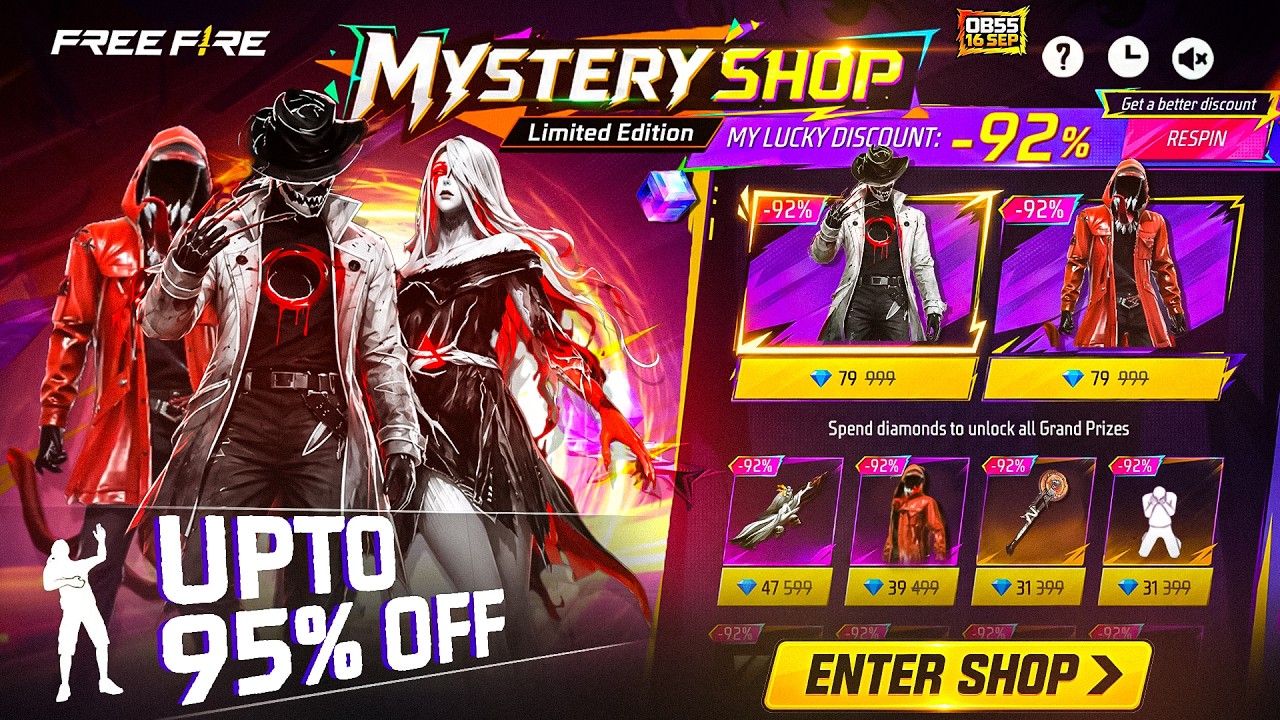 Mystery Shop Event 100% Confirm-🇮🇳🔥| 18 September Mystery Shop| Naruto Event Free Fire| Ff New Event