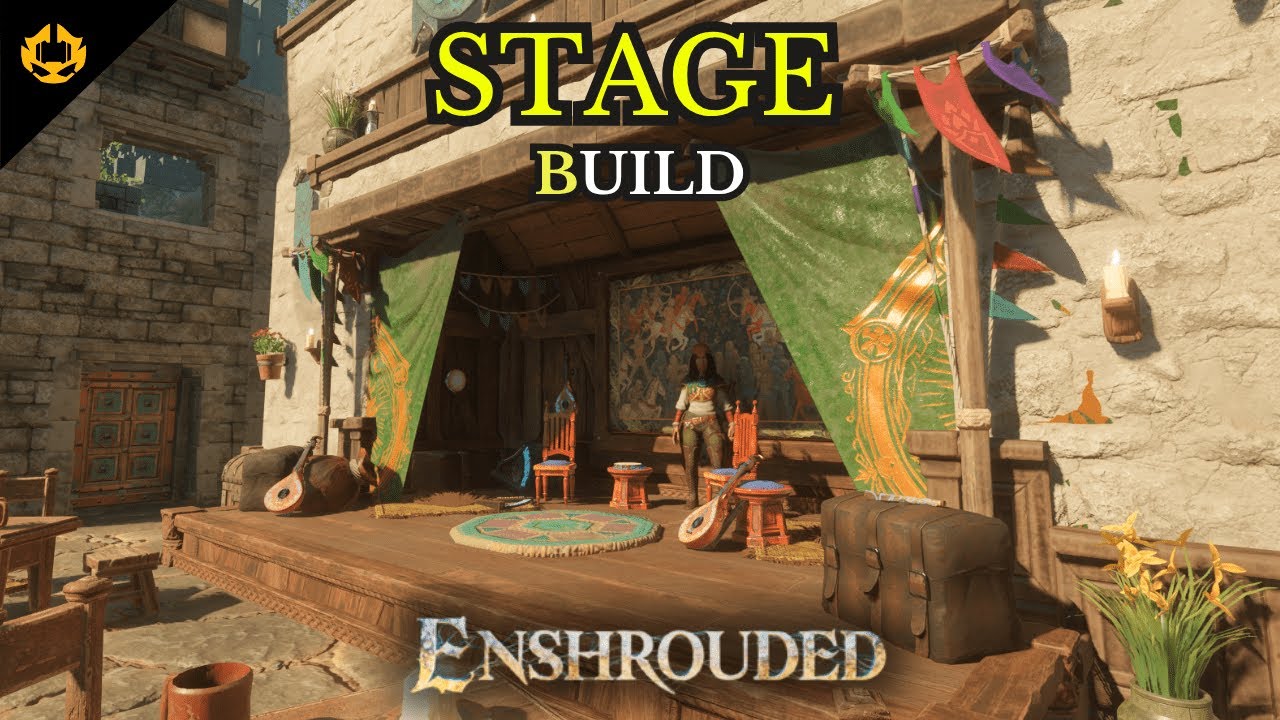 HOW TO BUILD a stage for your bard - ENSHROUDED build guide