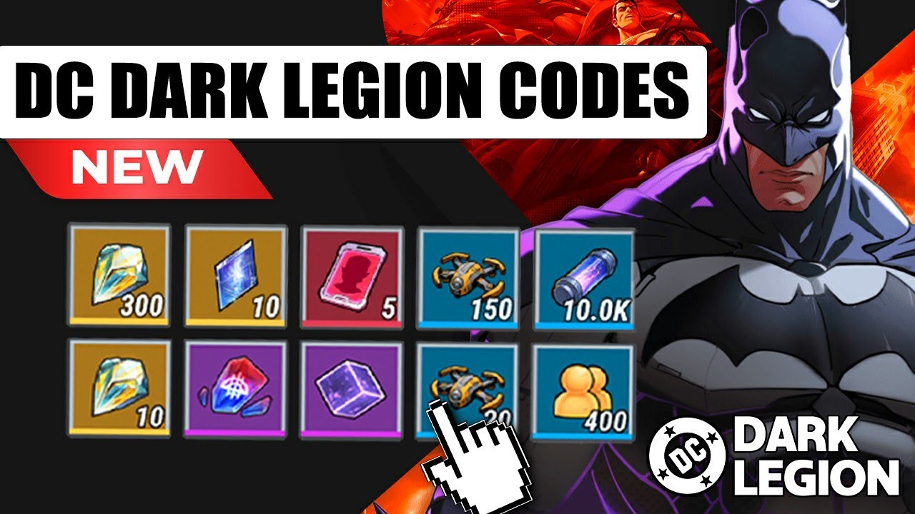 DC DARK LEGION CODES 2025 - DC DARK LEGION CODE - DC DARK LEGION REDEEM CODE