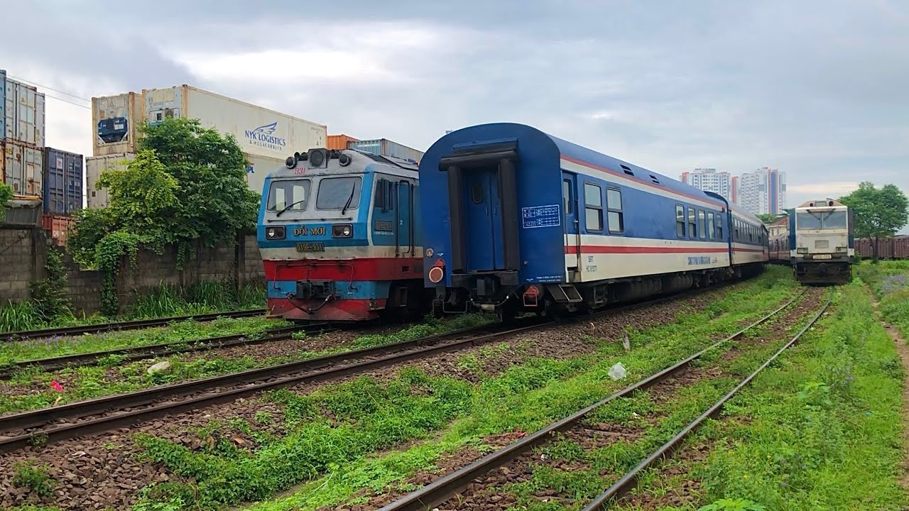 [07&09/06/2023] CÁC CHUYẾN TÀU tránh & vượt tại 2 NHÀ GA