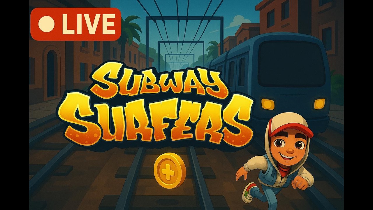 SUBWAY SURFERS LIVE #shortfeed #shortslive