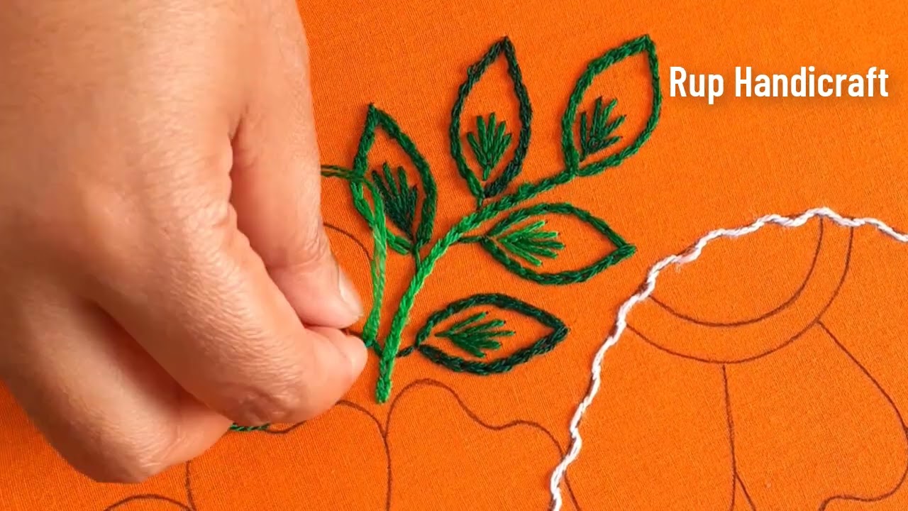 HAND EMBROIDERY :  BANGLADESHI TRADITIONAL NOKSHI KATHA STITCH TUTORIAL