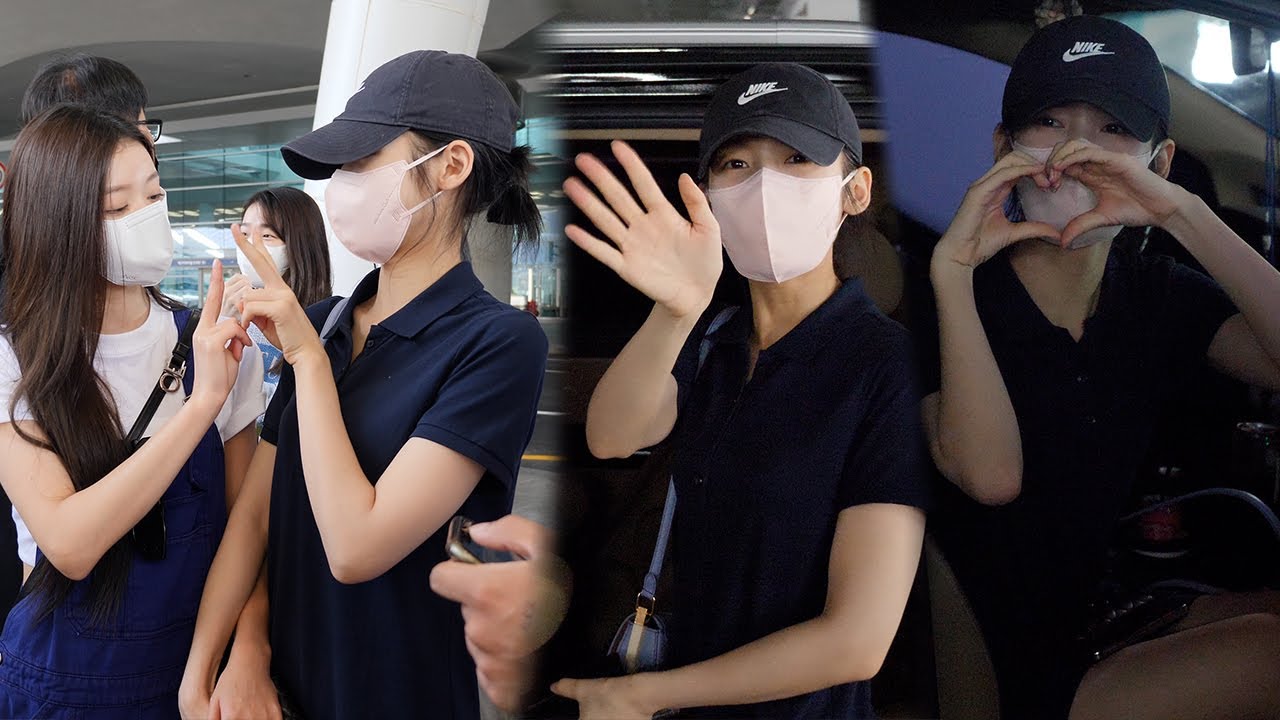 오마이걸 아린 입국 4K 직캠 @ 인천공항｜220805｜Spinel