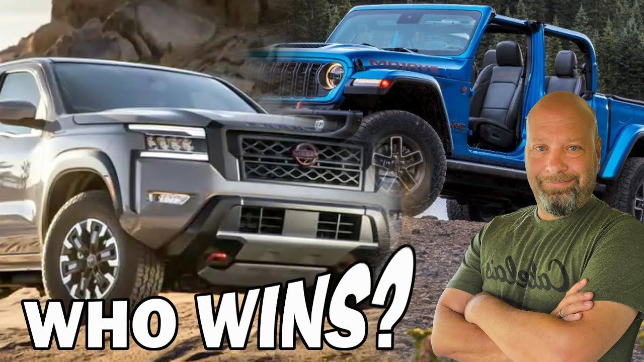 Битва двух королей надёжности доступна уже сегодня: Nissan Frontier 2024 года и Jeep Gladiator 20...