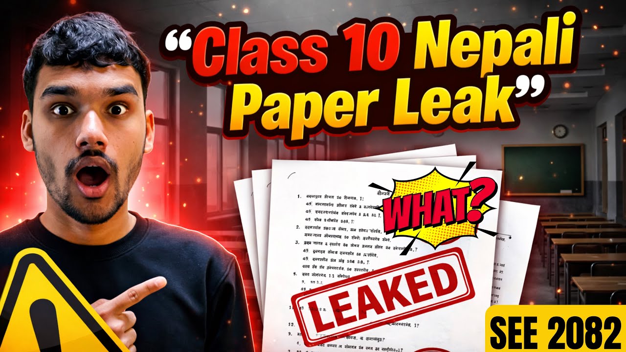 Class 10 Nepali Full Question Paper Leak ⚠️ | SEE 2082 Nepali Exam Important Questions