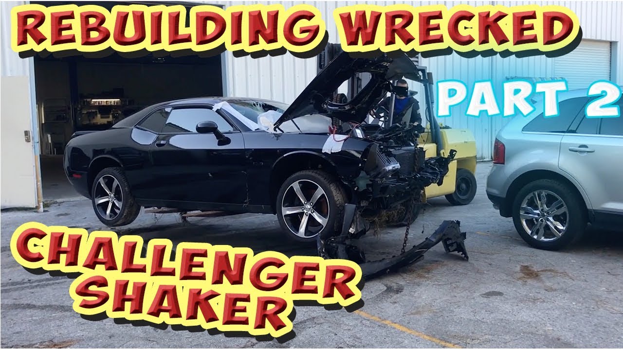 Rebuilding a Wrecked 2015 Dodge Challenger Shaker R/T from Copart (Part 2)