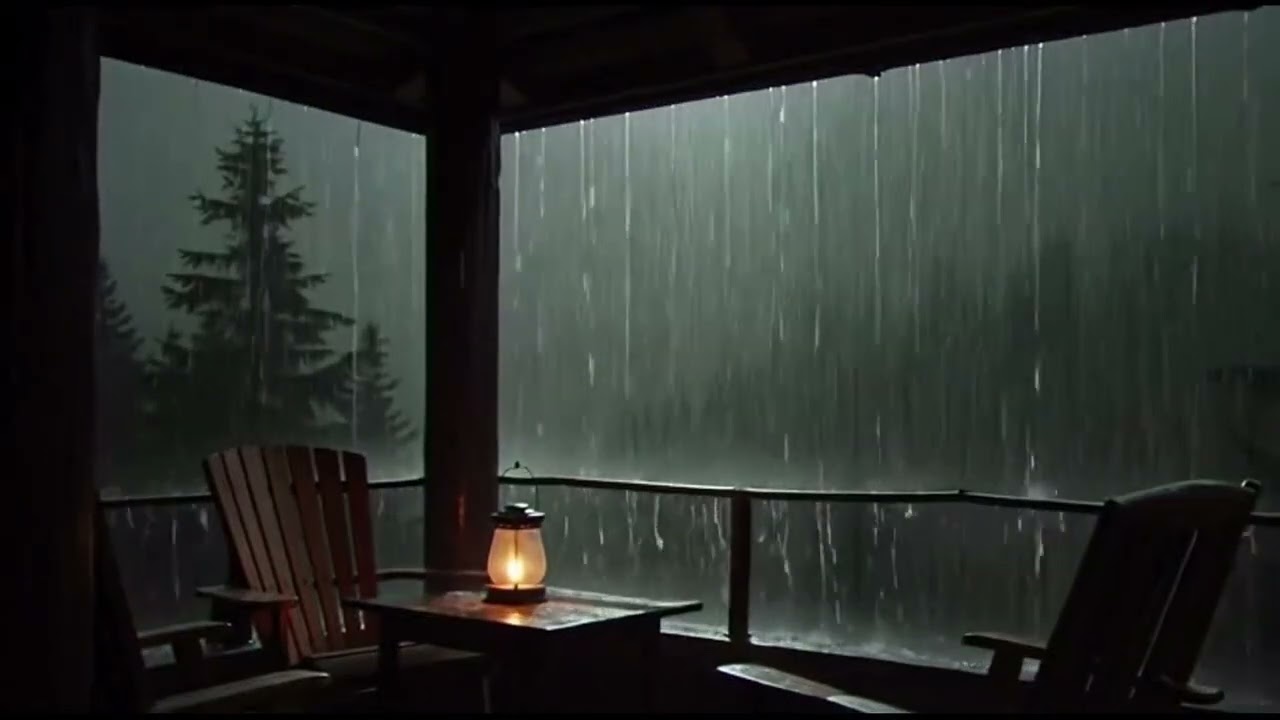 🌧️ Rain Sounds for Sleeping + Gentle Piano Jazz – Stress Relief & Deep Rest