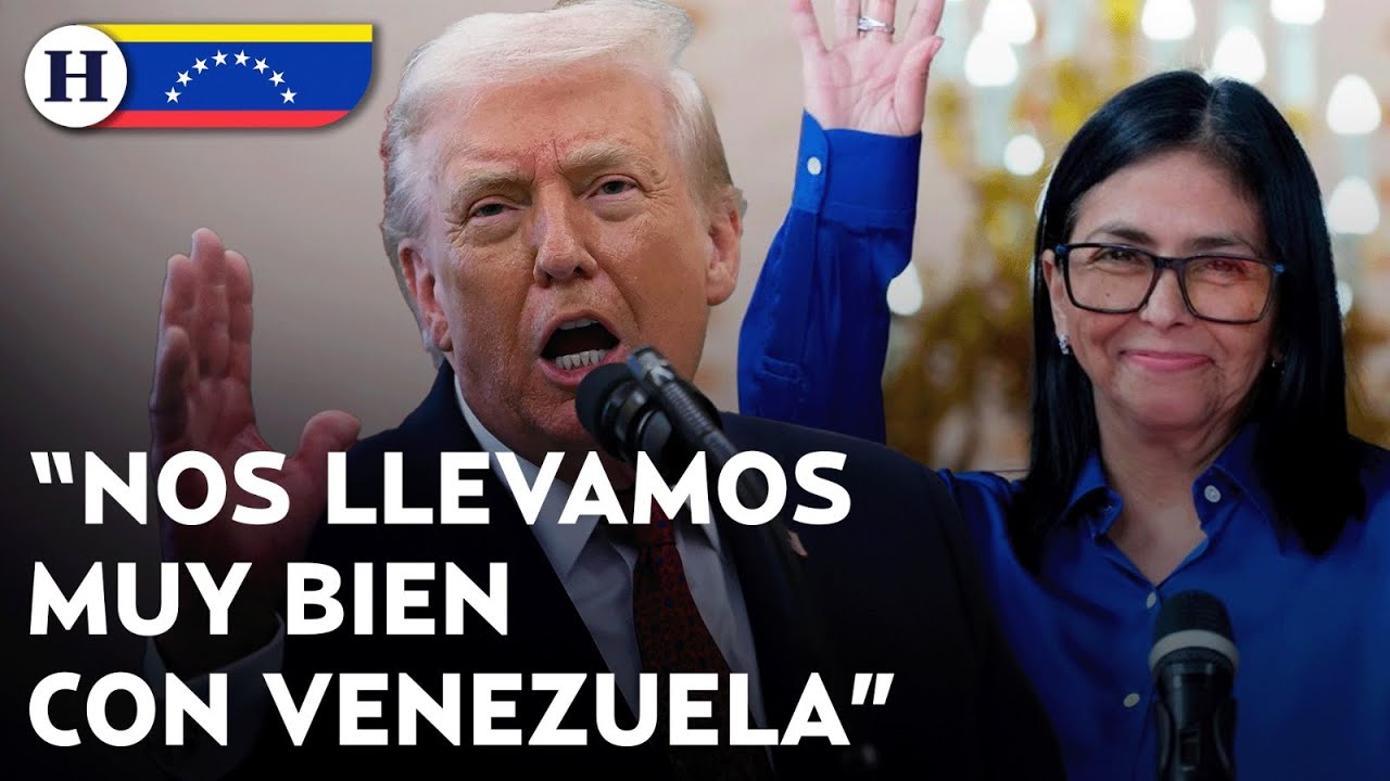 ¿Mejores amigos? Trump y Delcy Rodríguez sostienen una larga llamada; esto hablaron los mandatarios