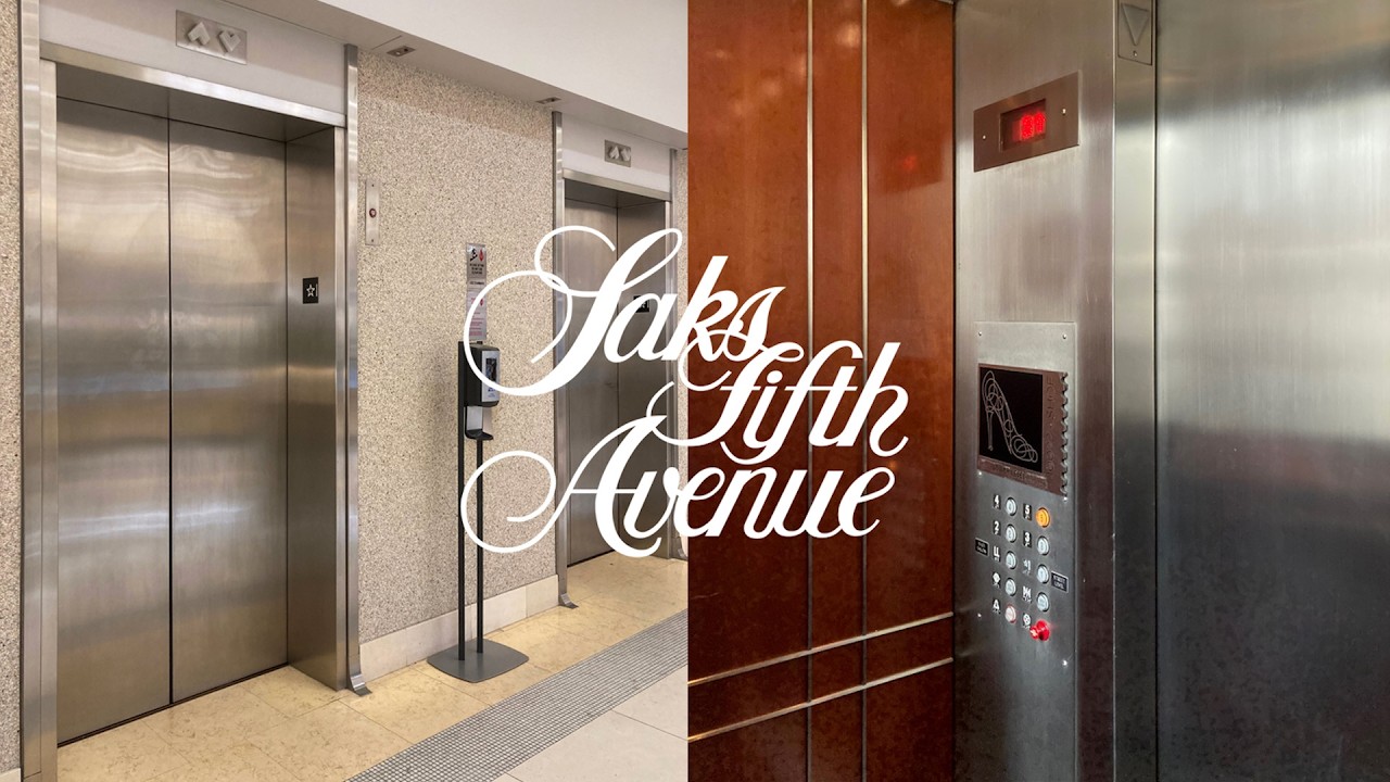 Крутые тяговые лифты OTIS (mb. Montgomery KONE) — Saks 5th Avenue — Сан-Франциско, Калифорния