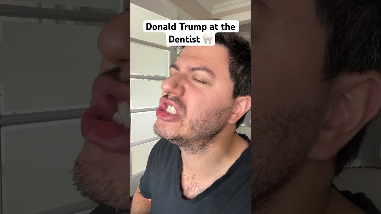 Donald Trump at the Dentist! #shorts #trump #donaldtrump #impressions #comedy #parody #impersonation