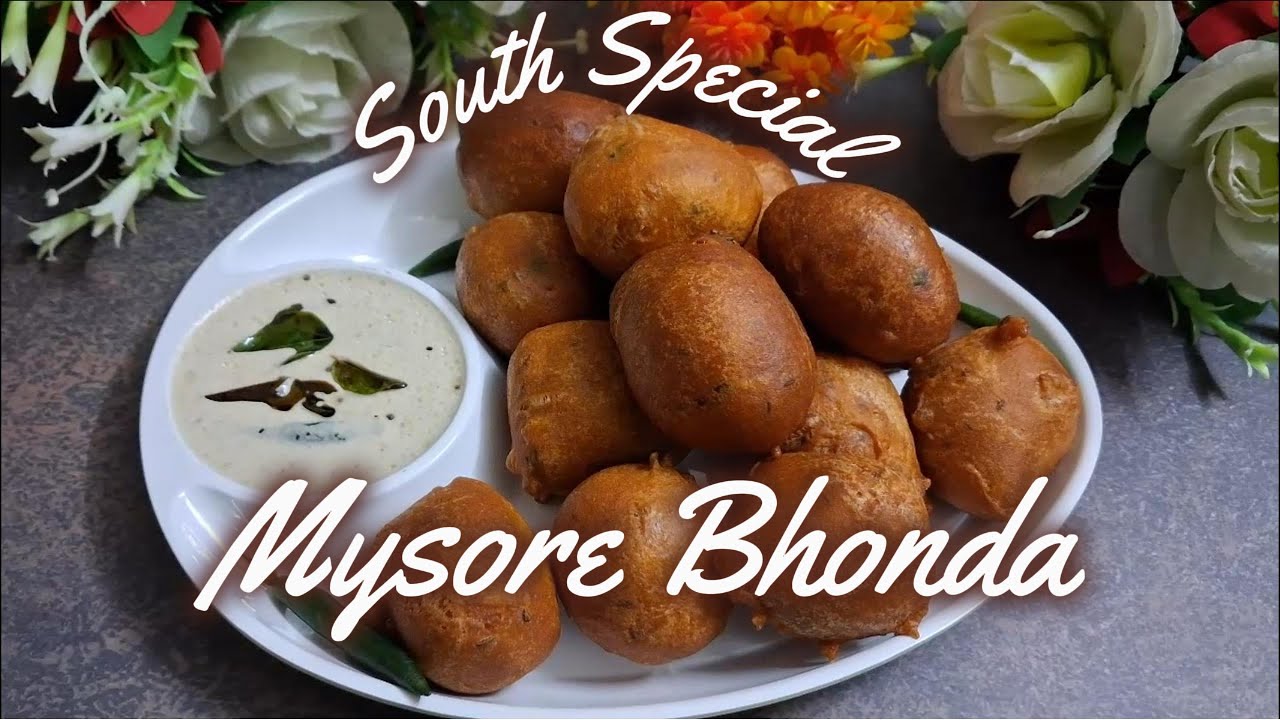 🍽️✨ Crispy Mysore Bonda / Mangalore Bajji Recipe ✨🍽️(Soft inside, crispy outside South Indian snack)