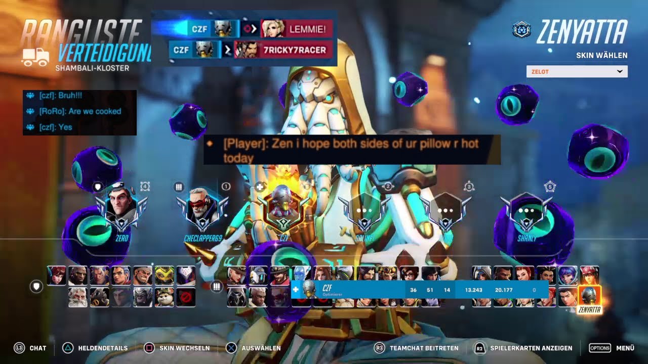 They hate this zen!! Overwatch Shambali Monastery 6v6