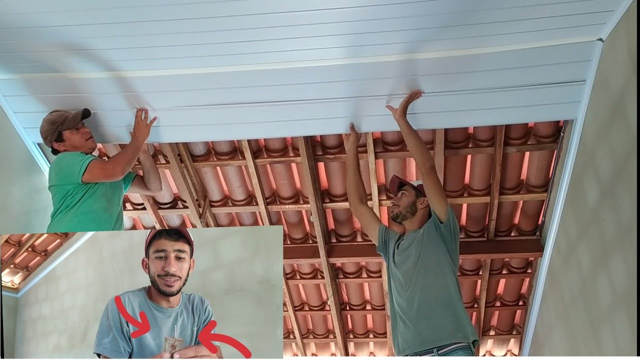 VOCÊ JÁ VIU FORRO DE PVC APLICADO DESSA FORMA??