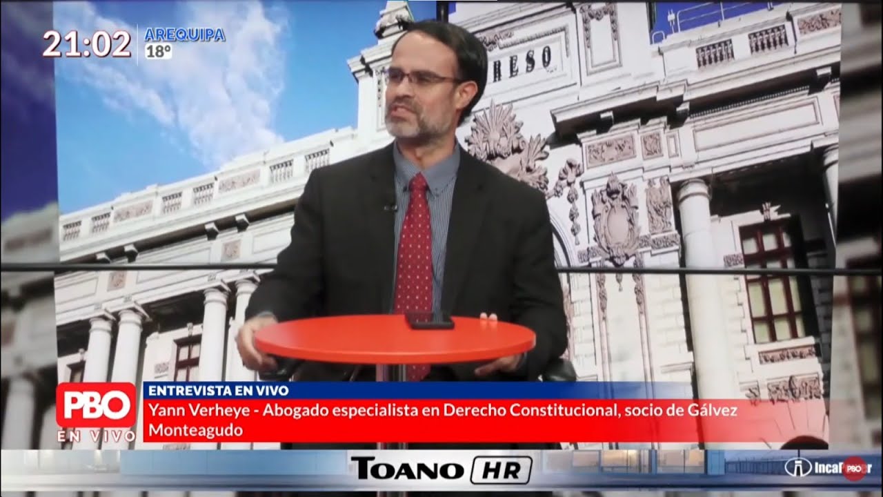Proyecto de Ley Sobre Inmunidad Parlamentaria e Inhabilitación de Martín Vizcarra - Dr. Yann Verheye