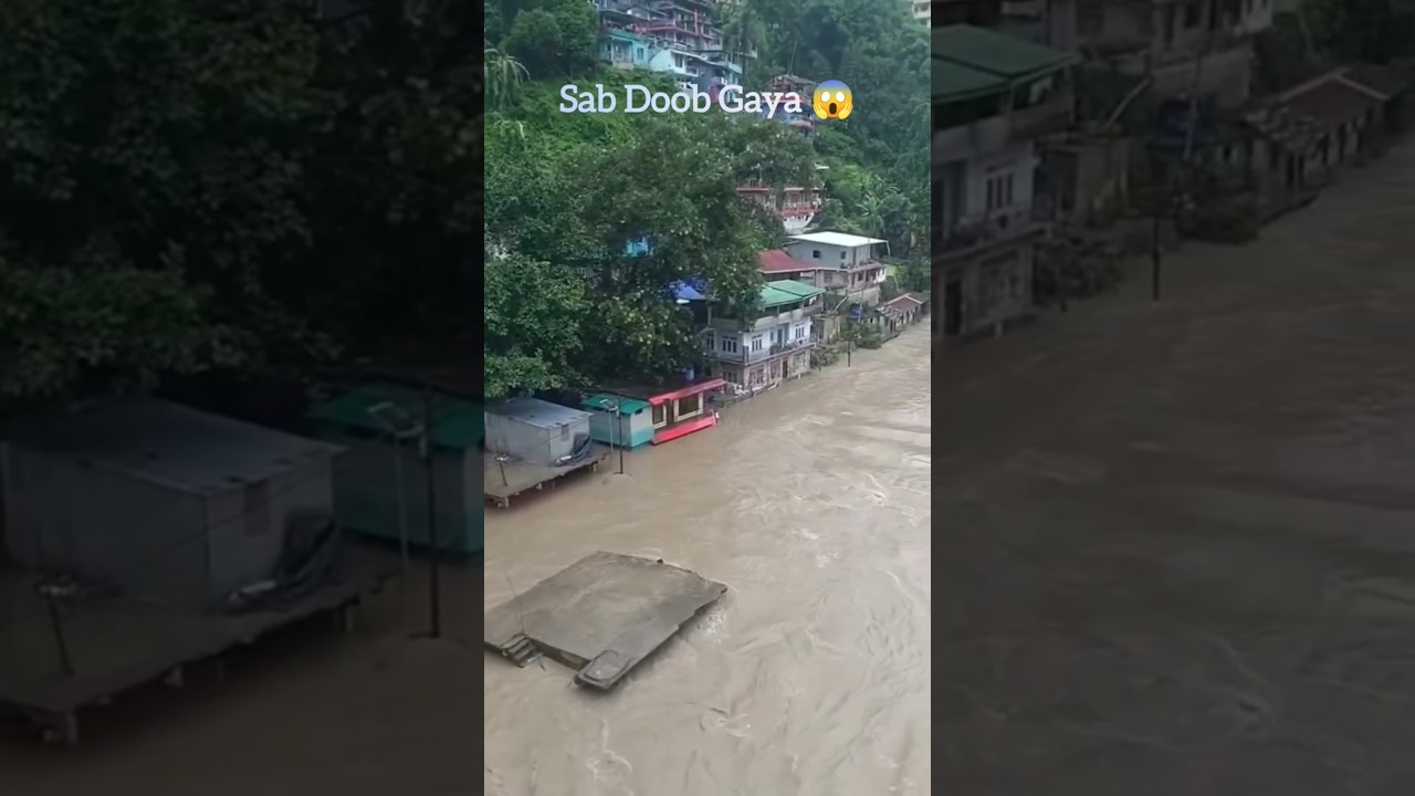 West Bengal Water Flood Teesta Village Destroyed #teesta #shorts #flood #waterflood #westbengal #for