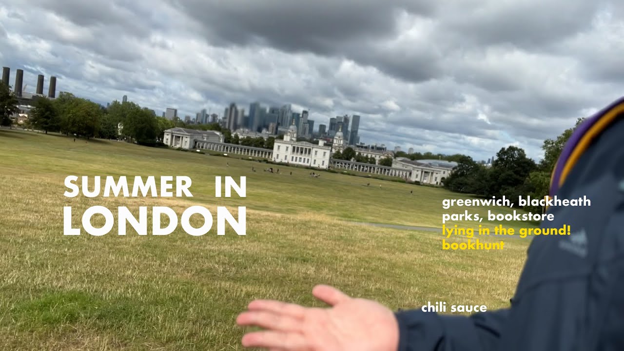 london vlog | Greenwich🌱, blackheath🔍, book haul📚, royal observatory🕰️ and enjoy the green🤸🏼‍♀️