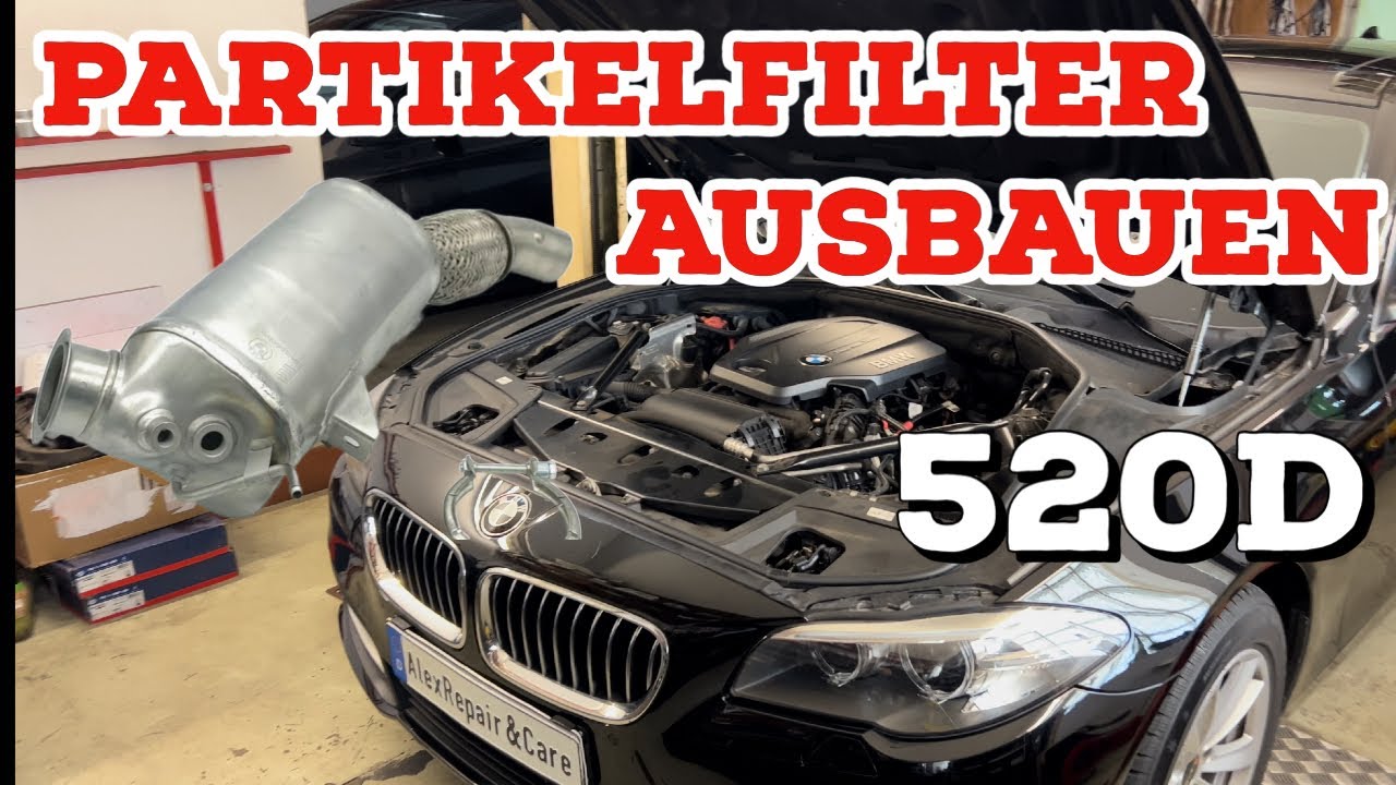 BMW F10/F11 520d B47 Partikelfilter ausbauen und reinigen