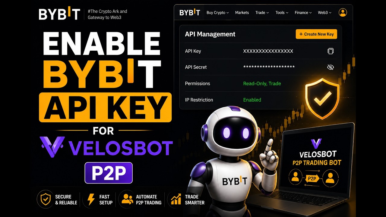 How to Create Bybit API Key for P2P (Ads-Only Permission &mdash; Safe Setup VelosBot)