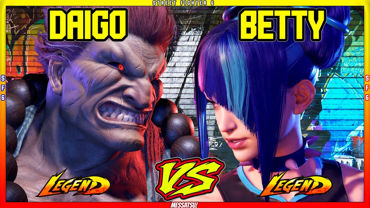 SF6 Daigo (Akuma) VS Betty (Juri)💥Messatsu💥