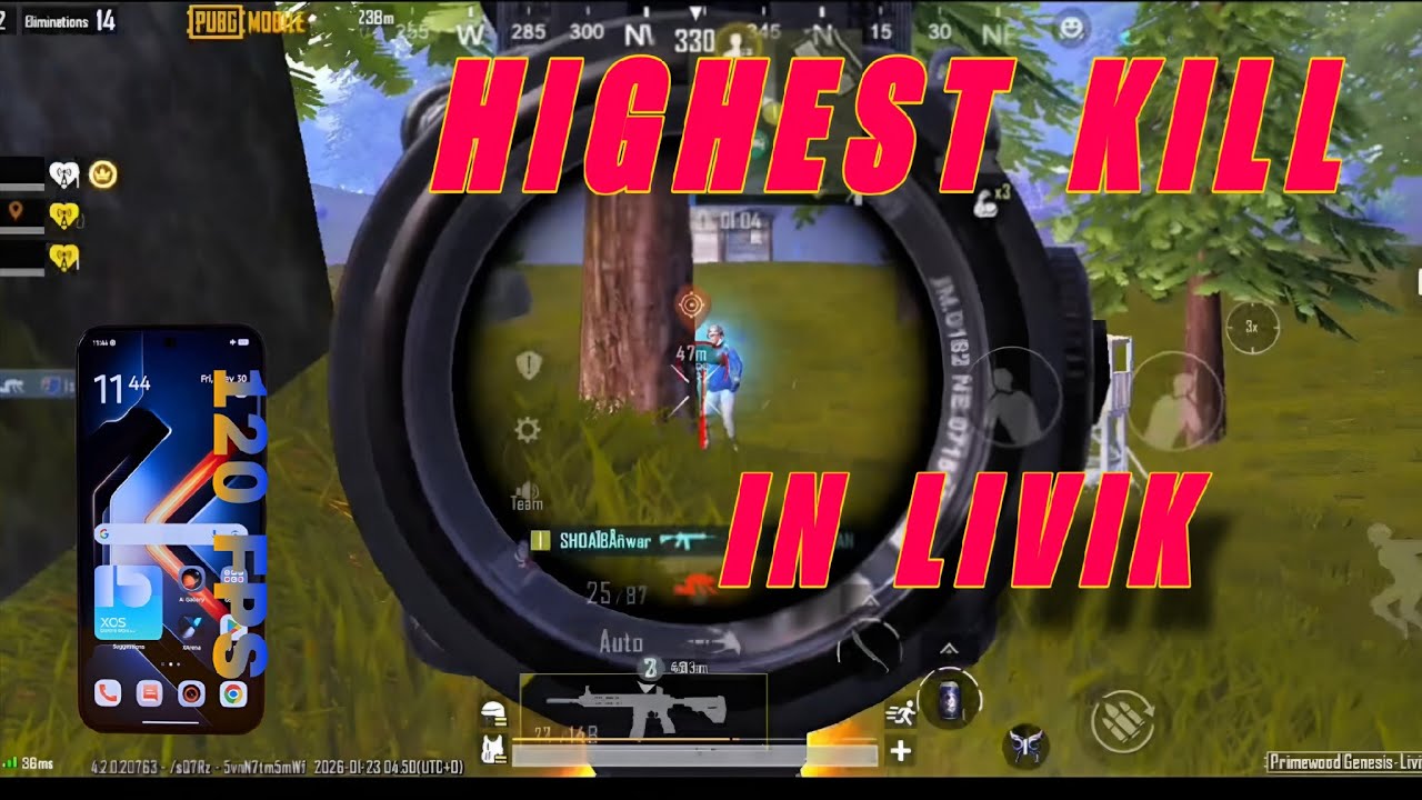 120fps gameplay in pubgmobile| Intence fight in livik pubgmobile.