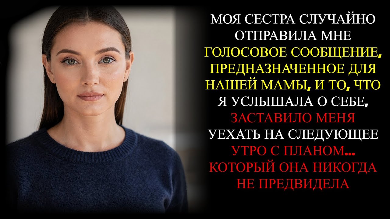 Сестра случайно отправила мне голосовое сообщение для мамы. И то, что я...