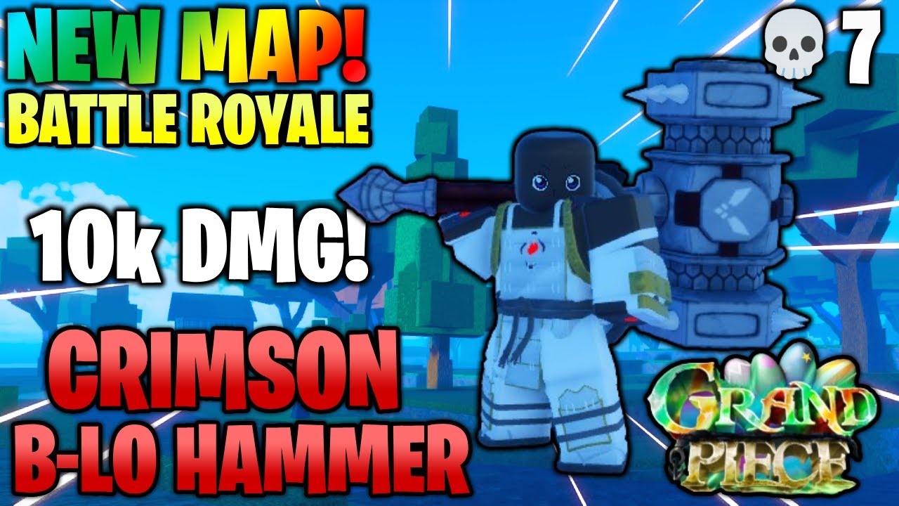 [GPO] DESTROYING THE LOBBY WITH THE NEW CRIMSON B-LO HAMMER ON THE NEW MAP IN BATTLE ROYALE!