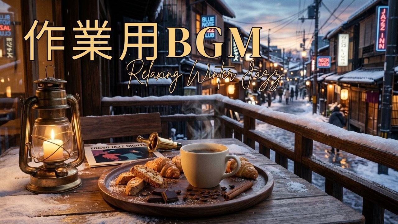 【作業用BGM】静かに巡るウィンタージャズ｜集中が続く落ち着いた冬カフェBGM ❄️☕ Winter Jazz for Study & Focus
