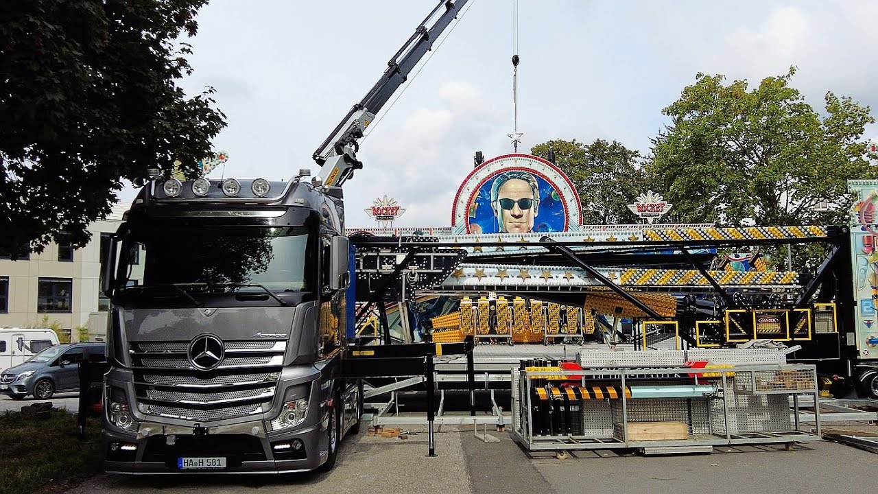 Schwelmer Heimatfestkirmes Aufbau 1+Schwelm CITY WALK TOUR