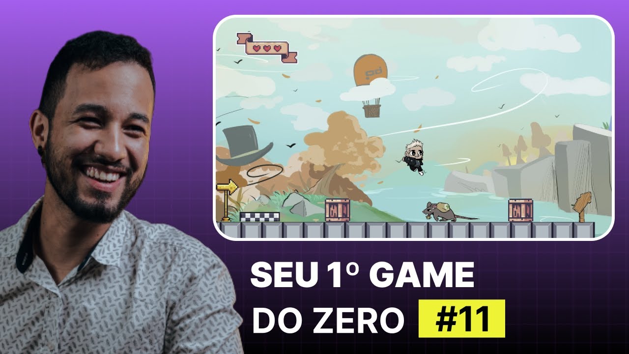 #11 - Curso grátis Construct 3 - Crie seus games do ZERO (Instalado no celular)