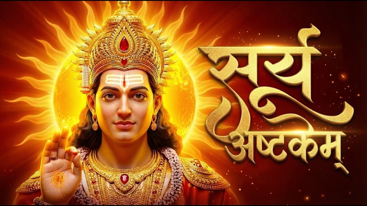 सूर्य अष्टकम् | Surya Ashtakam | Powerful Surya Dev Stotram | Morning Surya Mantra | Surya Bhakti