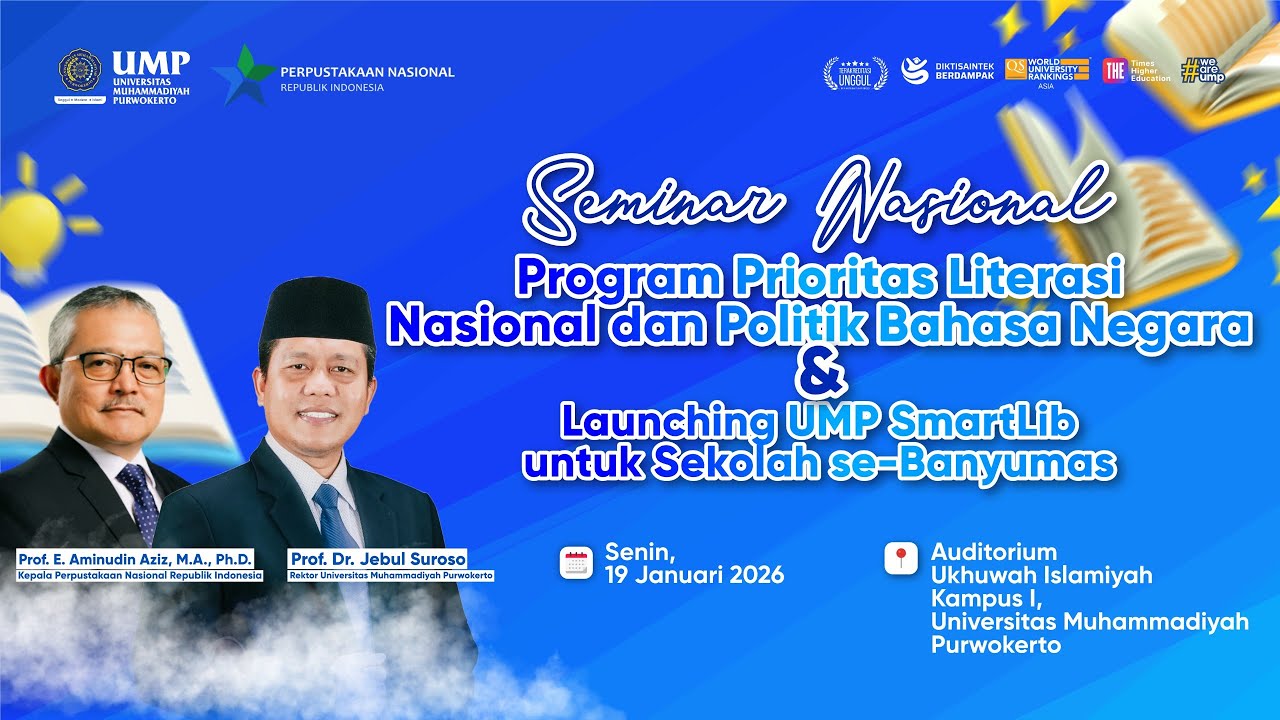 LIVE: Seminar Nasional Program Prioritas Literasi Nasional & Politik Bahasa Negara, 19 Januari 2026