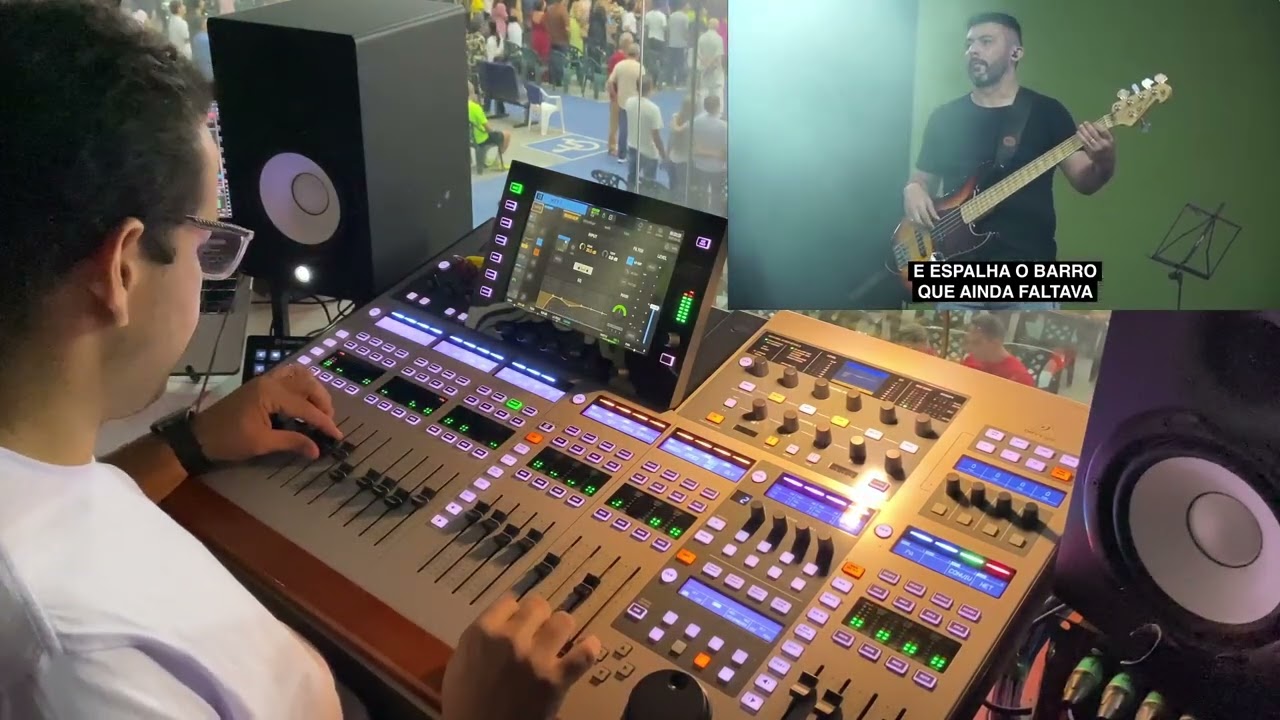 MÚSICA - Ele é | LR da Behringer WING | Mixagem LIVE