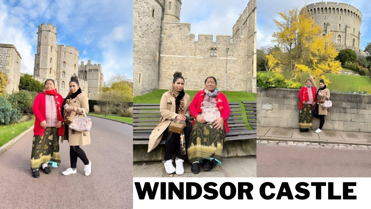 Windsor castle tour with आमा- late queen’s royal recidence.