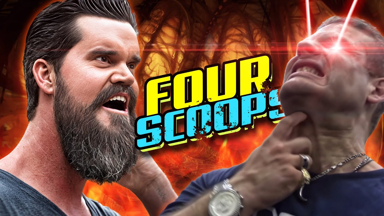Crazy Jason Genova with Robzilla, Big Brad Wolf and Alyssa - 4 scoops of Pre-Workout, Who cares!