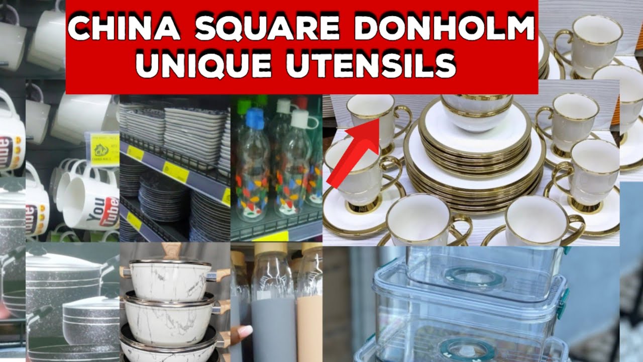 Affordable & unique UTENSILS at the New CHINA SQUARE Donholm Greenspan Mall.